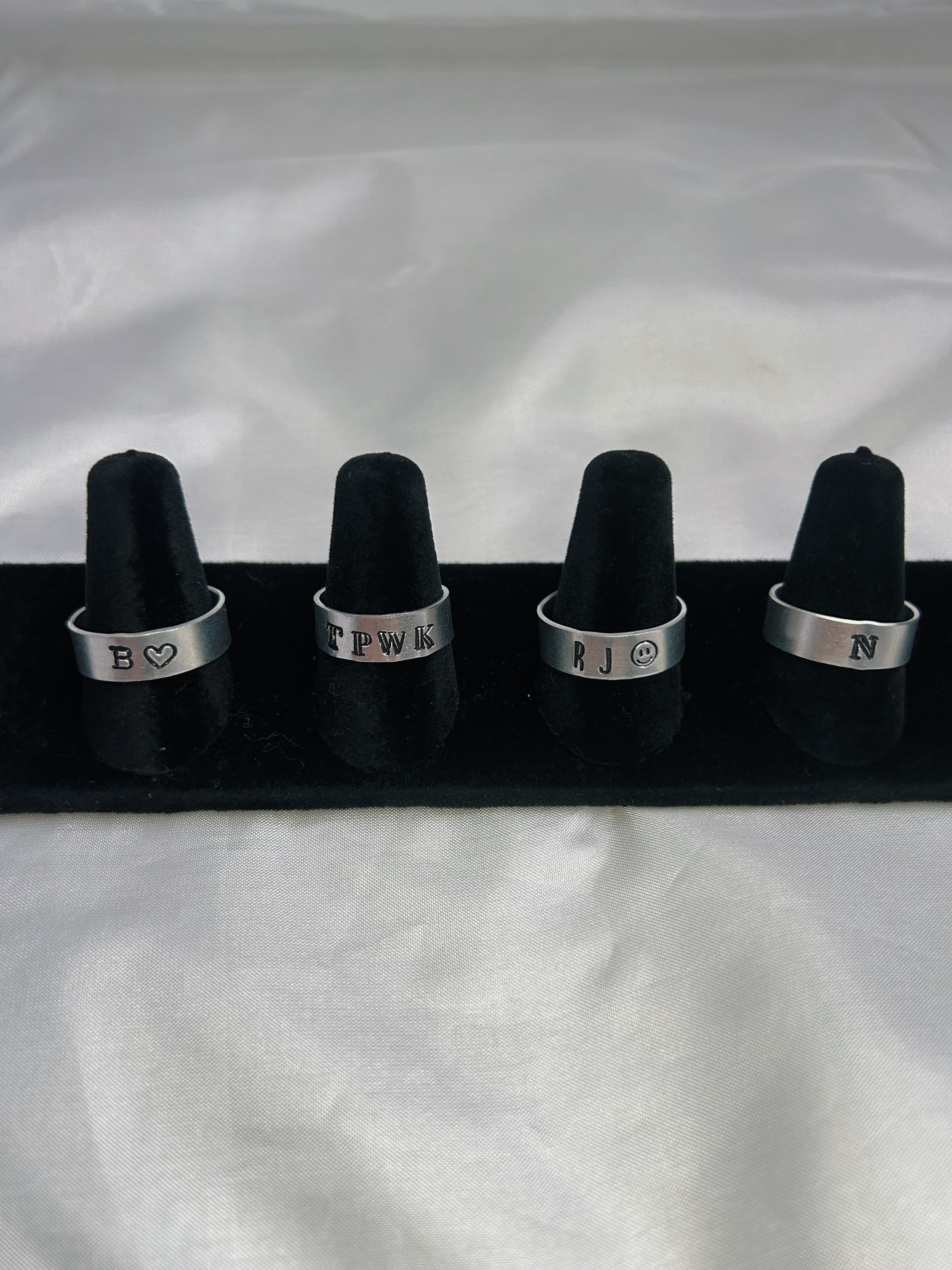 Custom Hand Stamped Ring